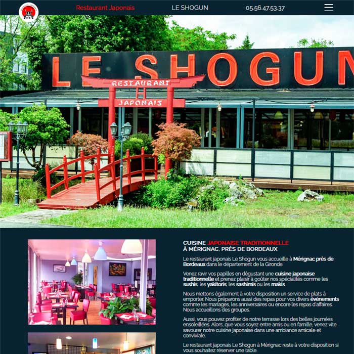 Restaurant japonais LE SHOGUN à mérignac